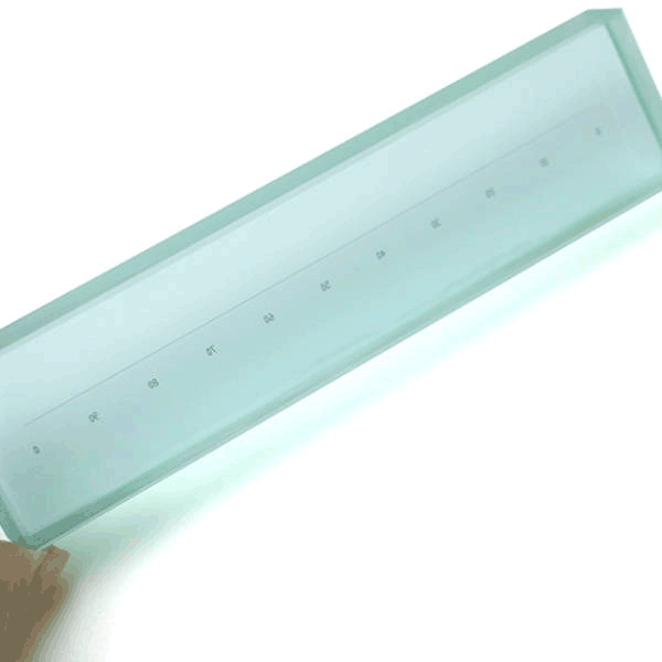 Optical linear glass scale 